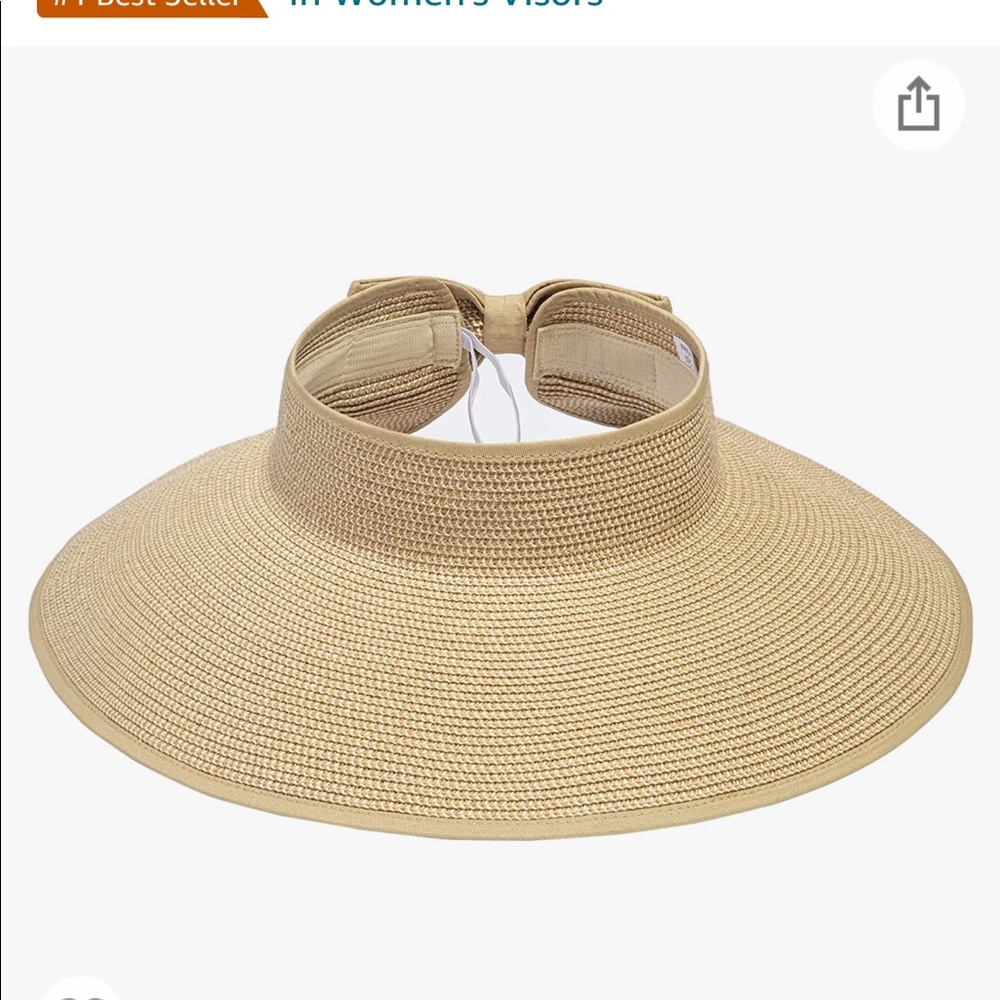 Womens visor sun hat